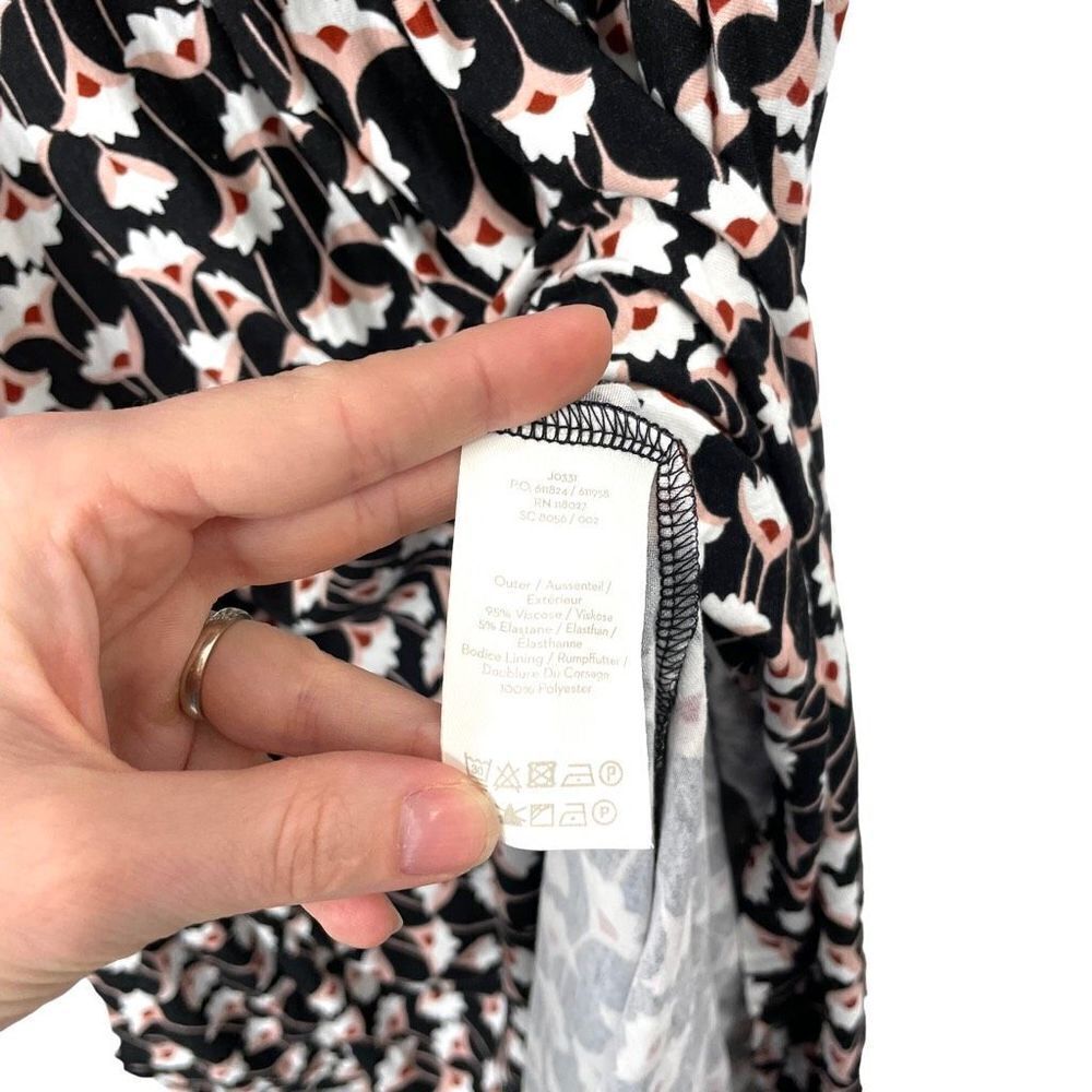 Boden Maisie Jersey floral Dress Size 6P Petite J0331 crocus lily print - Picture 9 of 9